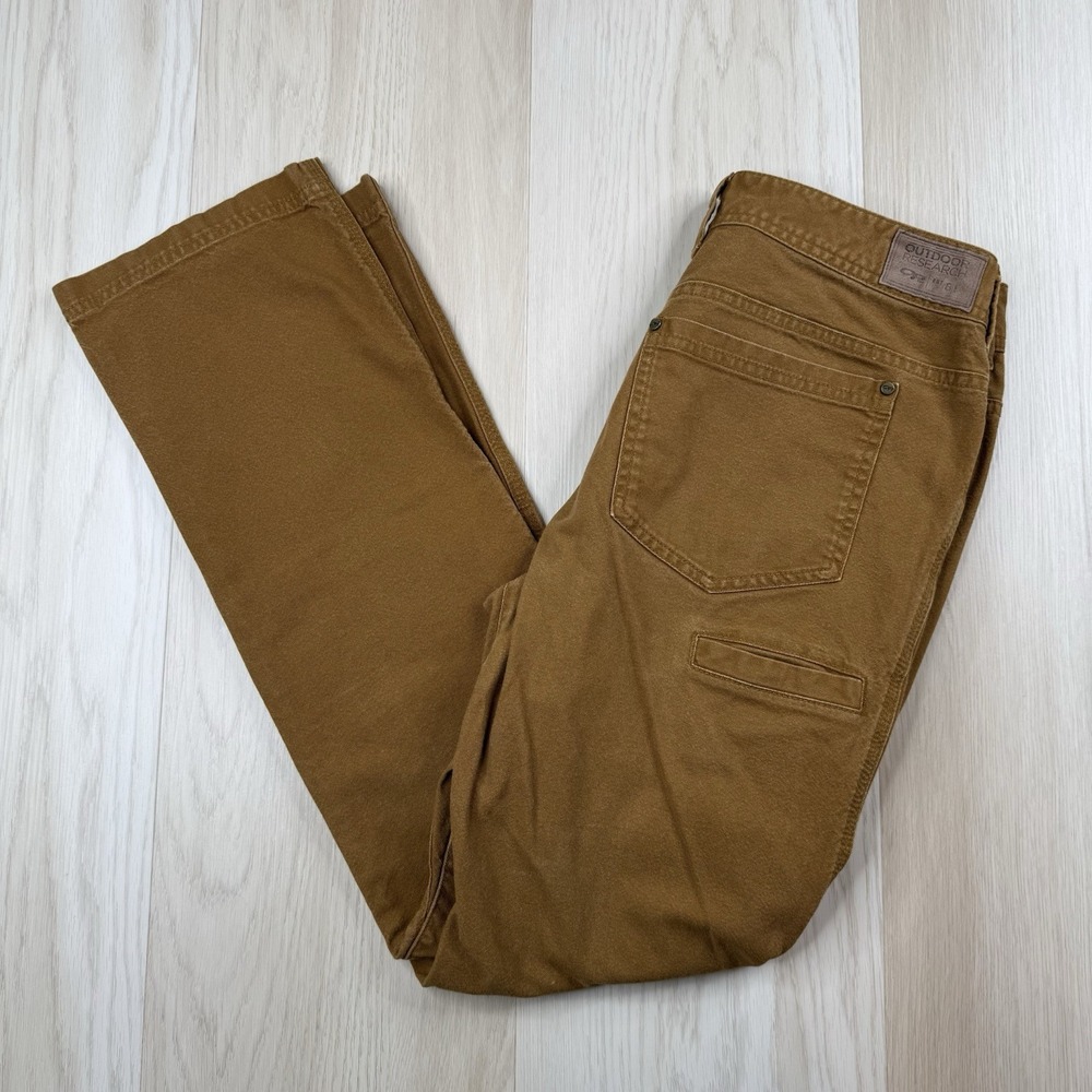 Outdoor Research Mens Grand Ridge Brown Canvas Double Knee Pants Outdoor 31x32